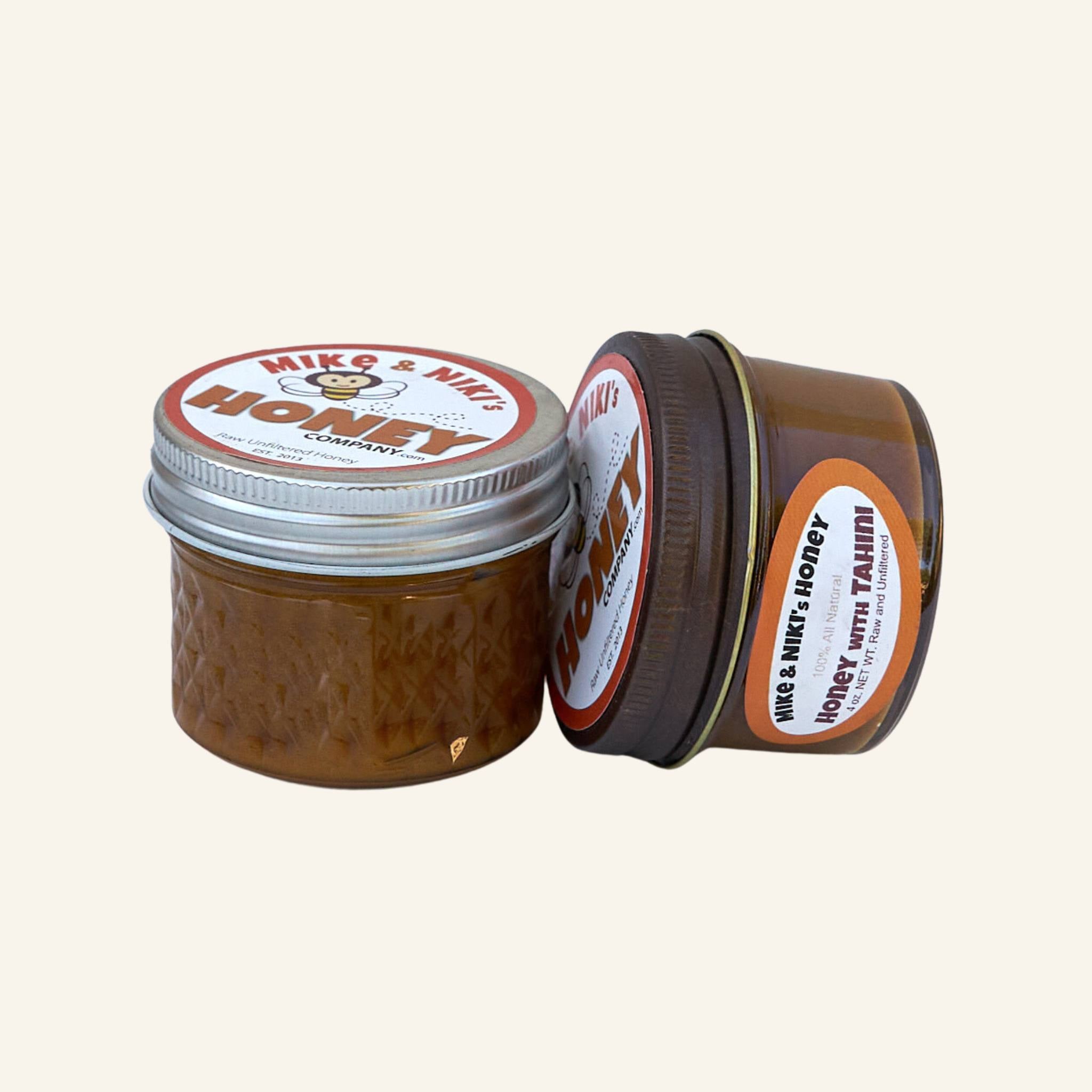 Honey with Tahini Small Glass Scoopable